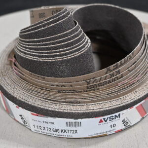 1-1/2" X 72" 1200 GRIT SANDING BELT