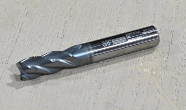 3/8" X 7/8" LOC 4-FLUTE TOP CUT-VAR End Mill
