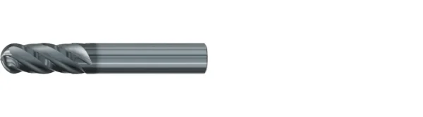 1/8" 4-FLUTE BALLNOSE TOP CUT-VAR ALCR End Mill