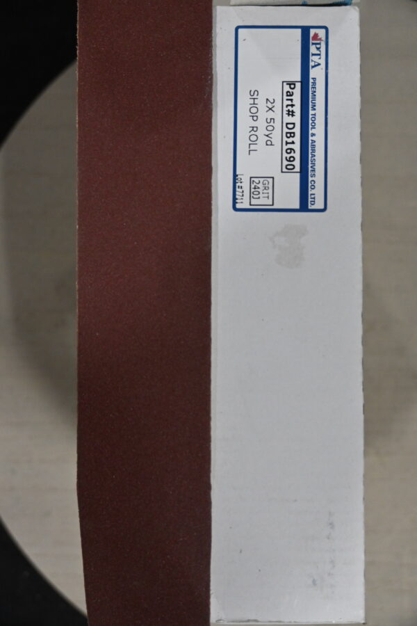 2X50YDS 320 GRIT AL/OX SHOP ROLL