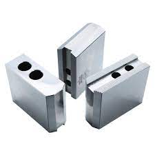 SET/3 8" X 100mm HIGH 1.5MM X 60deg. SERRATED TAIKI SOFT JAWS