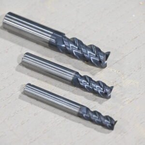 3 FLUTE SOLID CARBIDE  5/16", 3/8", 1/2" END MILL SET